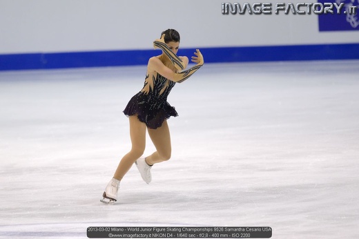 2013-03-02 Milano - World Junior Figure Skating Championships 9526 Samantha Cesario USA